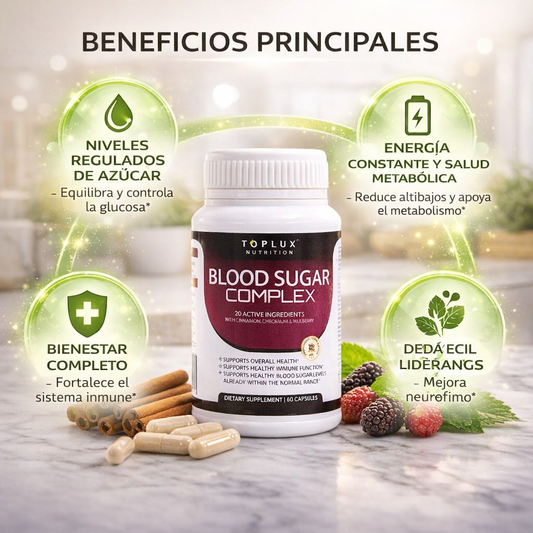 Blood Sugar Complex: Control natural del azúcar diario